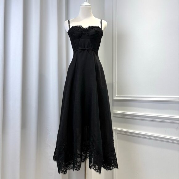 Zimmermann Lace-Trim Corset Picnic Dress - Picture 4 of 12